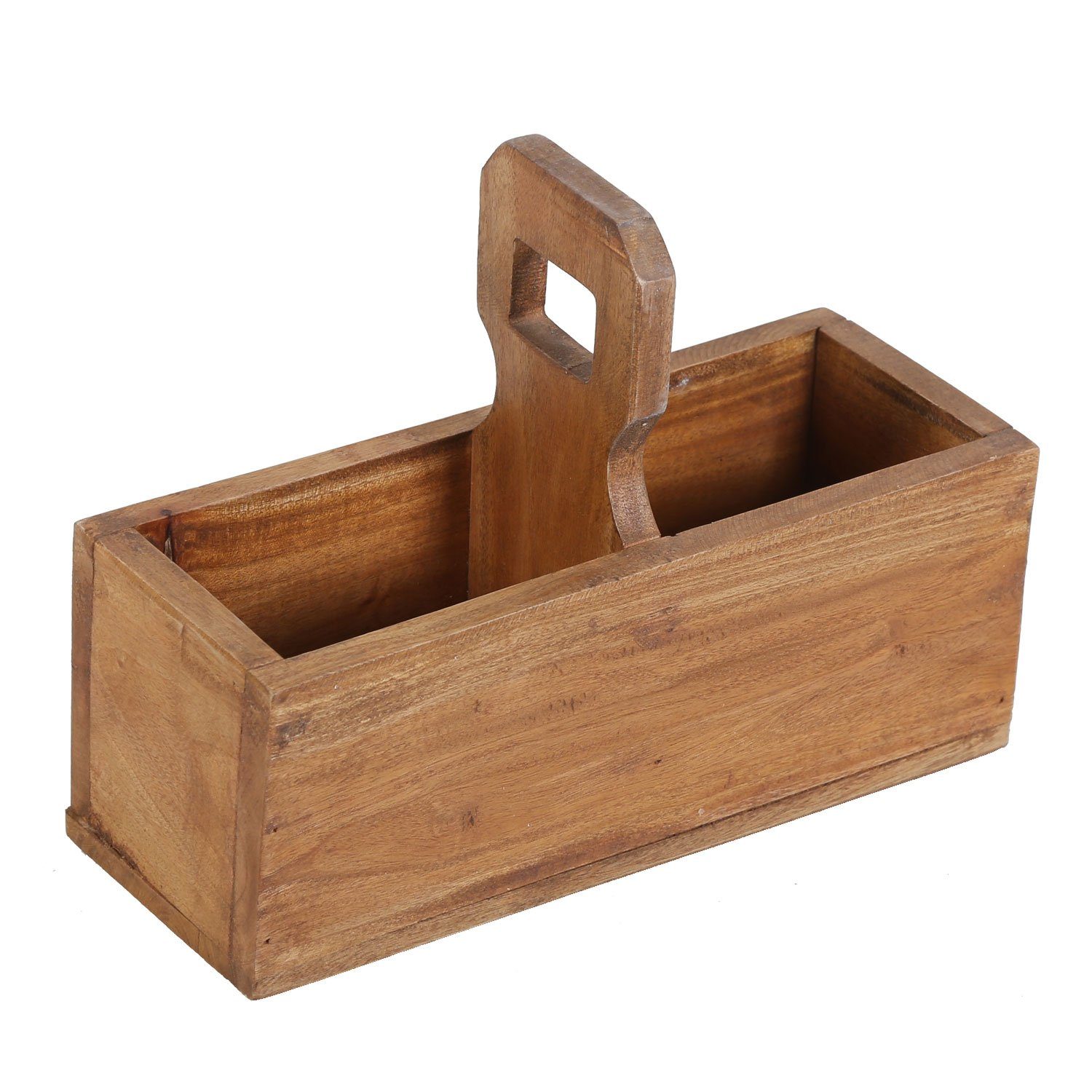 Casa Moro Blumenkasten Pflanzenbox Viola Blumenkasten Holz Tablett mit Griff (Aufbewahrungsbox mit Griff), Pflanzen Box aus Massivholz gefertigt