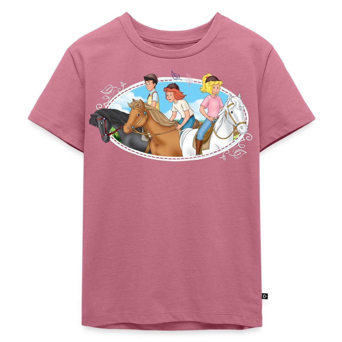 Spreadshirt T-Shirt Bibi Und Tina Ausritt Mit Freunden Kinder Premium T-Shirt (1-tlg)