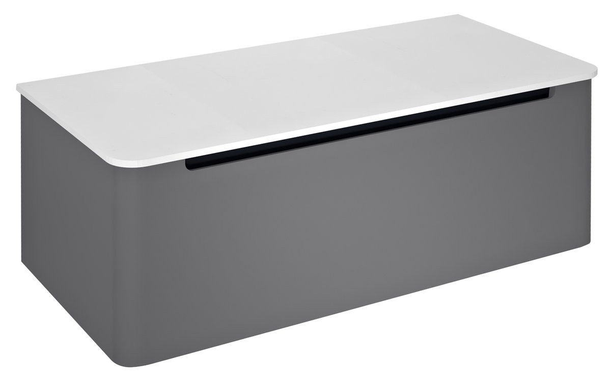 Sapho Waschbeckenunterschrank KERALA Unterschrank 100x35x47,5cm, 1x Schublade, carina Sapho-KR100-4141