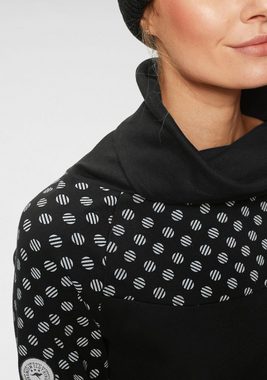 KangaROOS Sweatkleid mit Print im Schulter- und Ärmelbereich