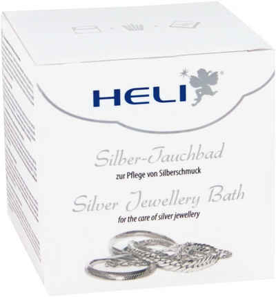 HELI Schmuck Geschenk Schmuckpflege Silber-Tauchbad für Silberschmuck Schmuckreiniger (enthält ein Tauchsieb sowie zusätzlich ein Mikrofaserpflegetuch)