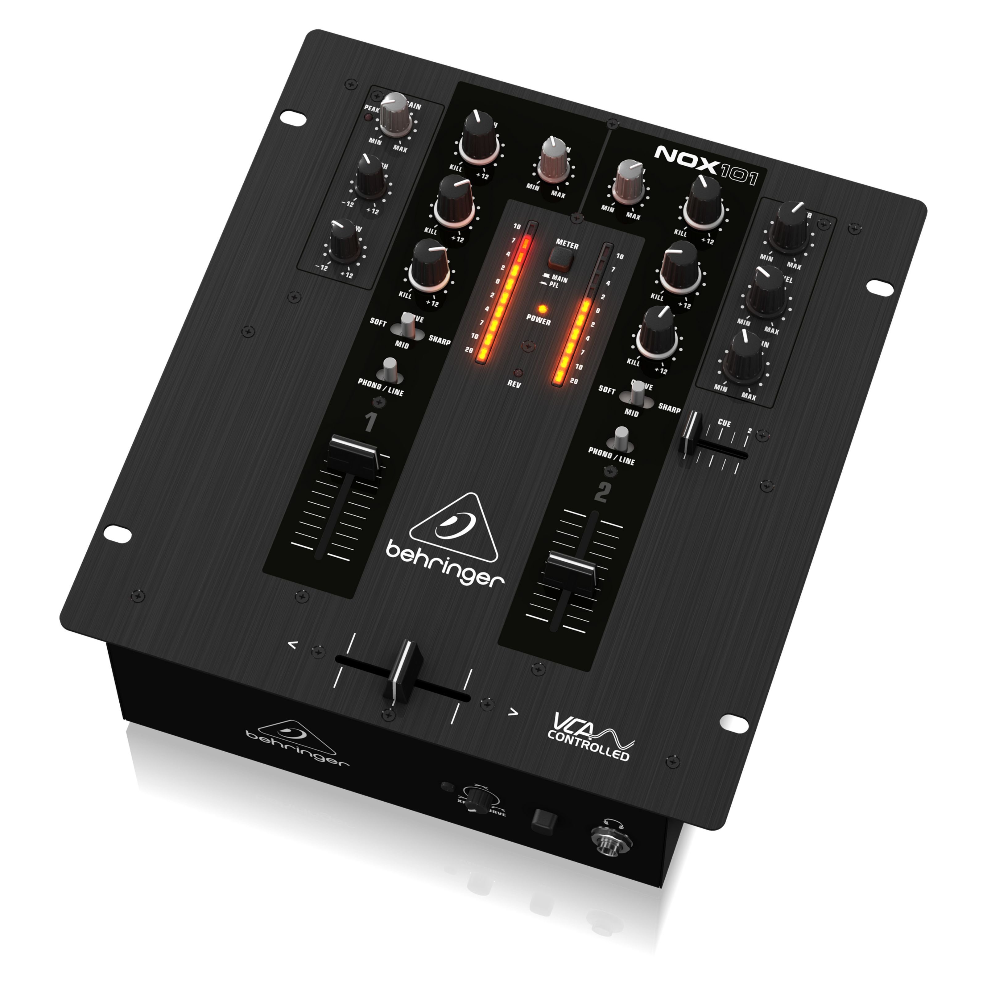 Behringer Mischpult, (NOX101, DJ-Mixer, 2 Kanal DJ-Mixer), NOX 101 2-Kanal DJ Battle Mixer - DJ Mixer