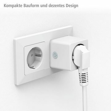 Hama WLAN-Steckdose WLAN Mini Steckdose ohne Hub 3680W für App-u. Sprachsteuerung, max. 3680 W