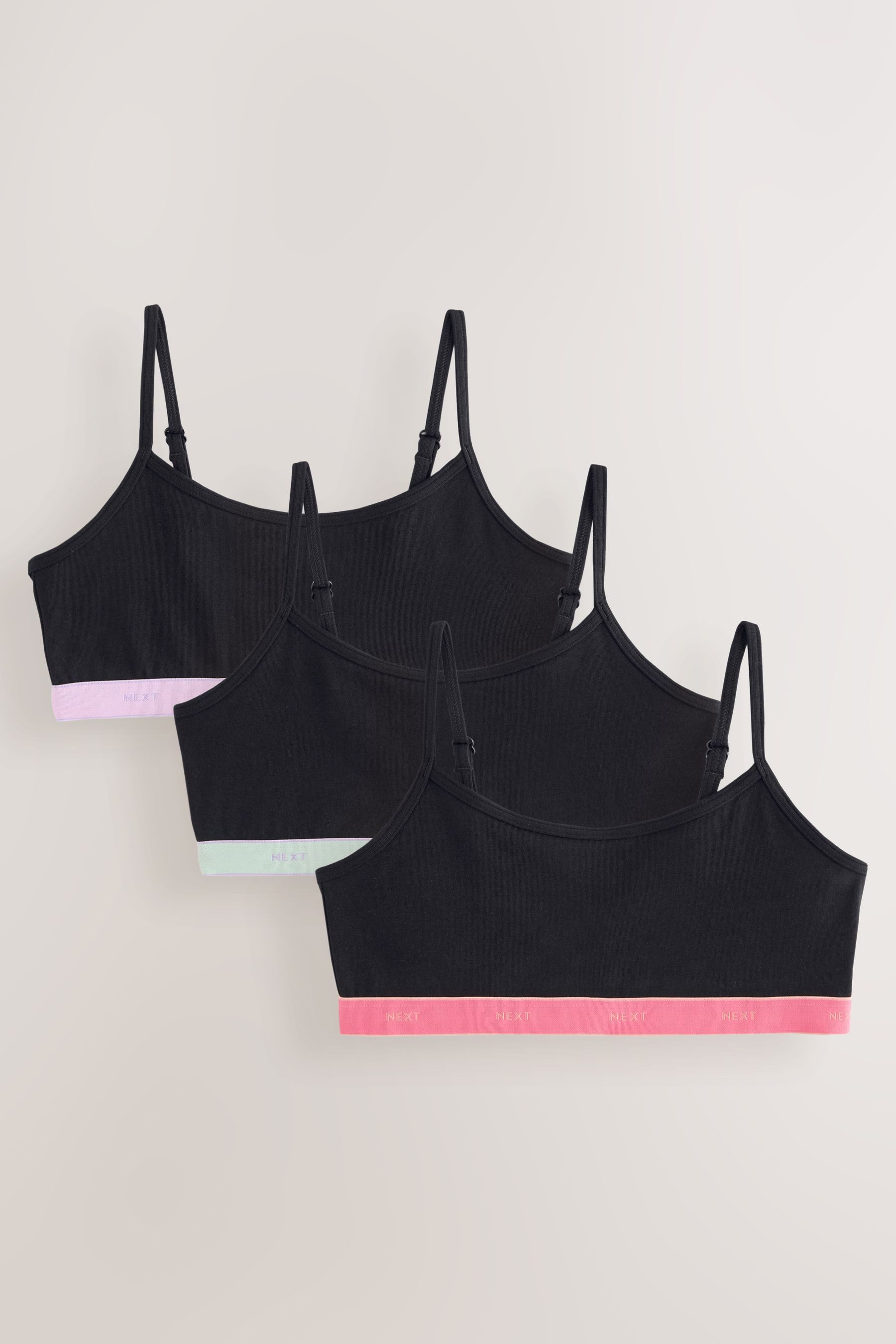 Next Crop-Top 3er-Pack verkürzte Trägertops (3-tlg)