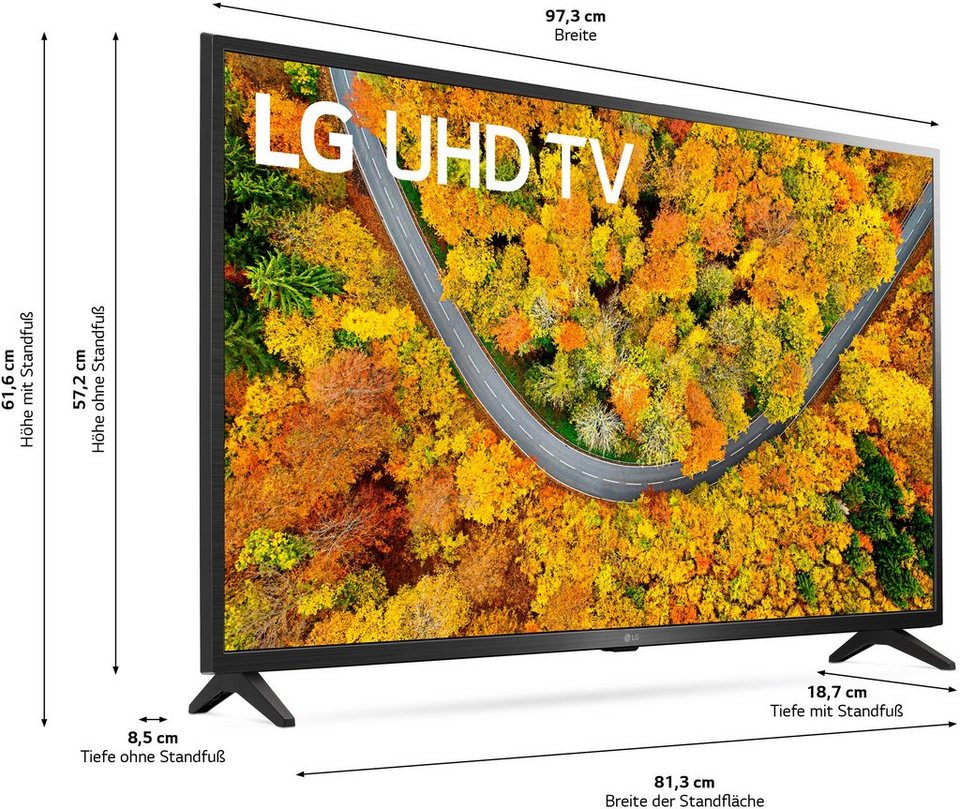 LG 43UP75009LF LCD-LED Fernseher (108 cm/43 Zoll, 4K Ultra HD, Smart-TV, LG  Local Contrast, HDR10 Pro) online kaufen | OTTO