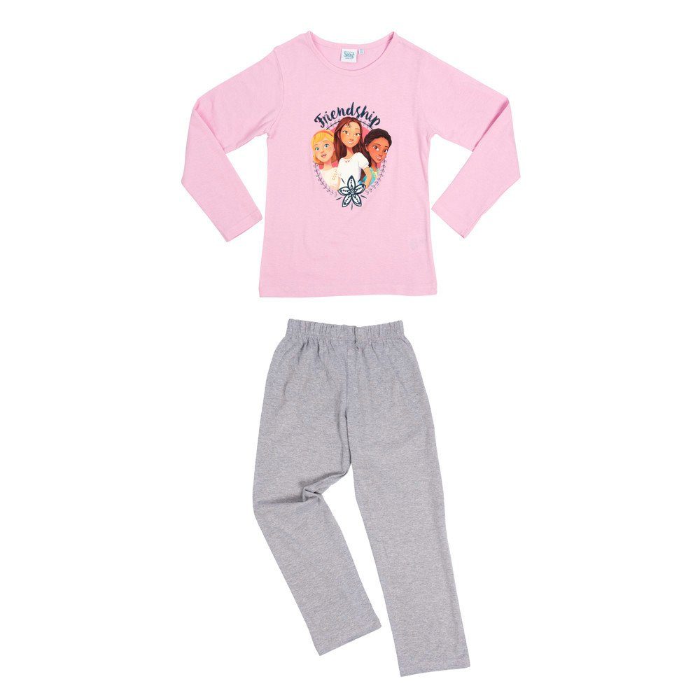 Frei Gr. 100% Wild Pyjama und DreamWorks Kinder Mädchen Schlafanzug 110-116, Baumwolle Spirit
