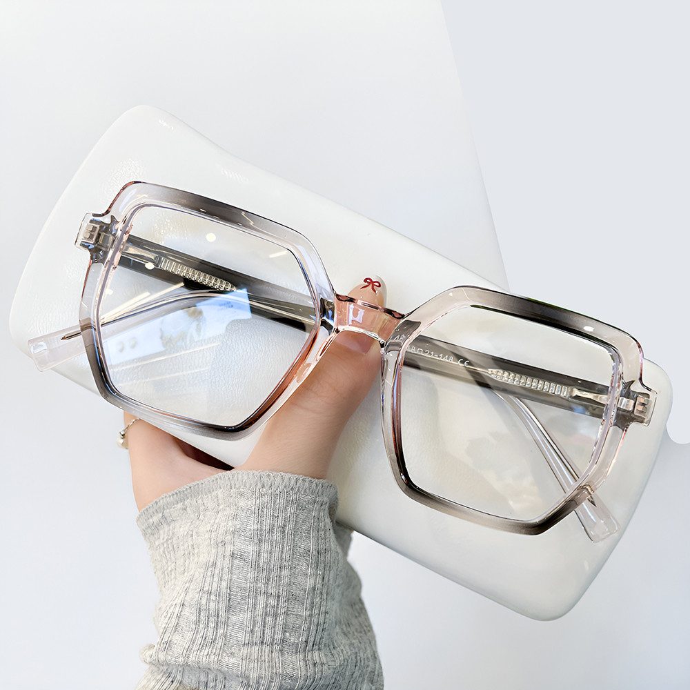 PACIEA Lesebrille Damen Herren Sechseckige Oversized Anti Blaulicht
