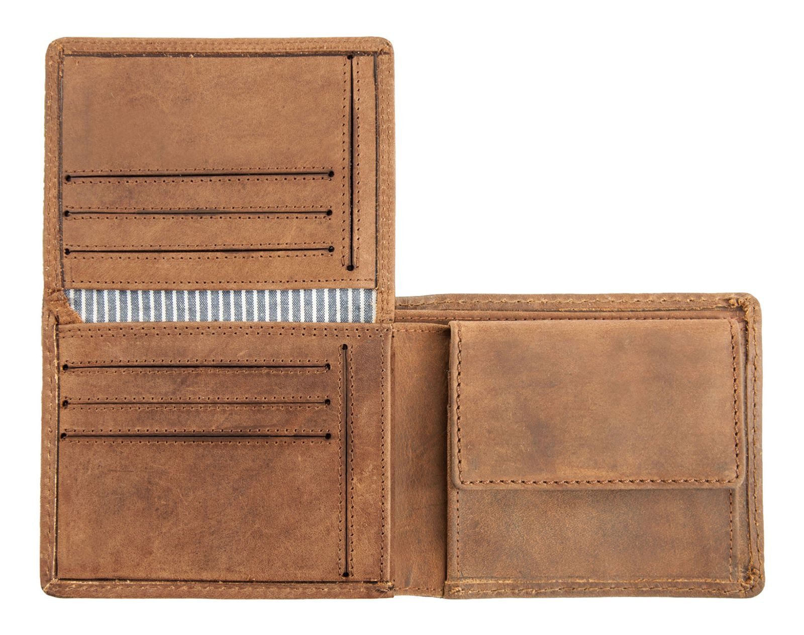 Harold's Geldbörse Wallet, aus echtem Rindsleder