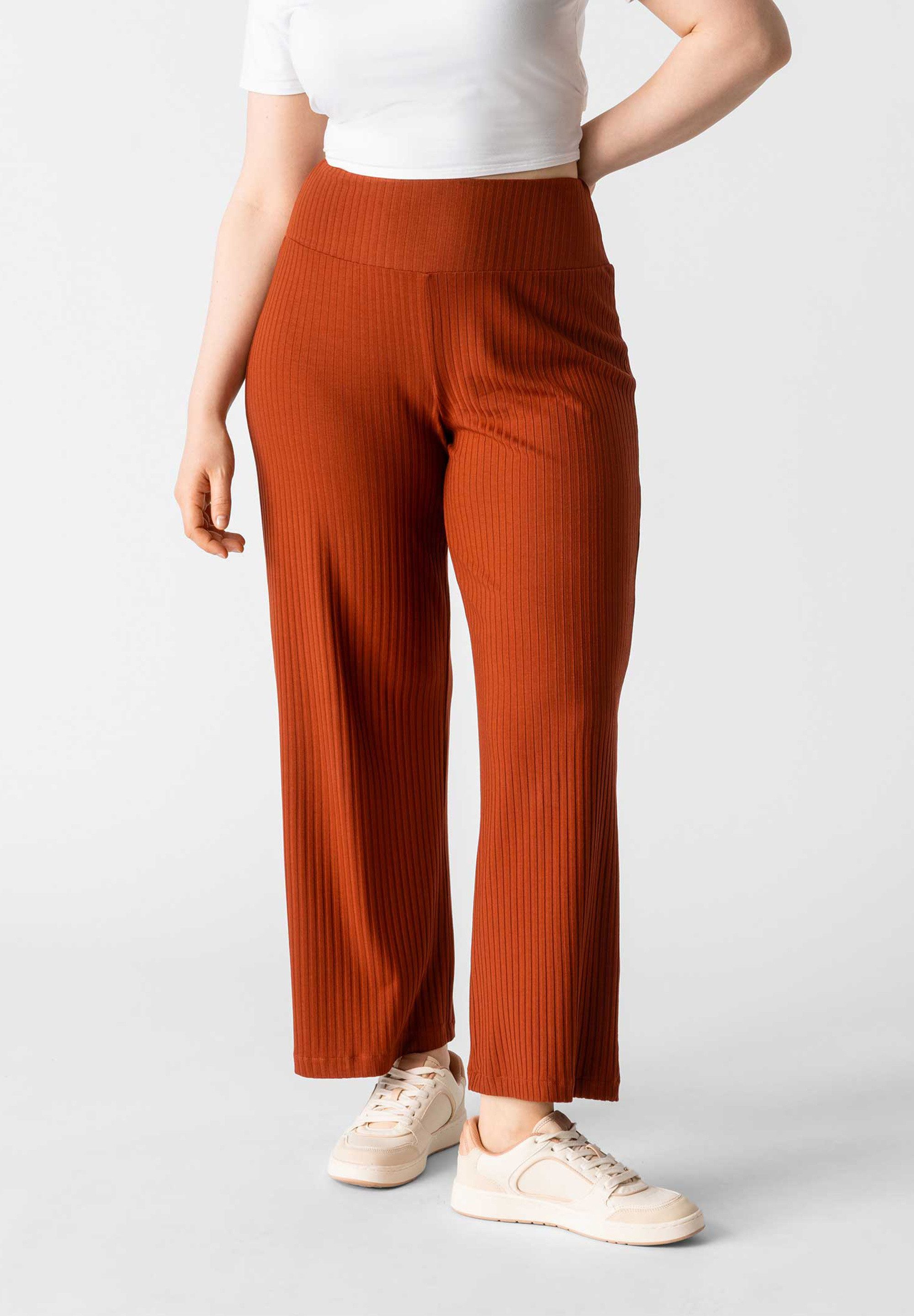 Les Lunes Stoffhose MICHELLE Rib Wide günstig online kaufen