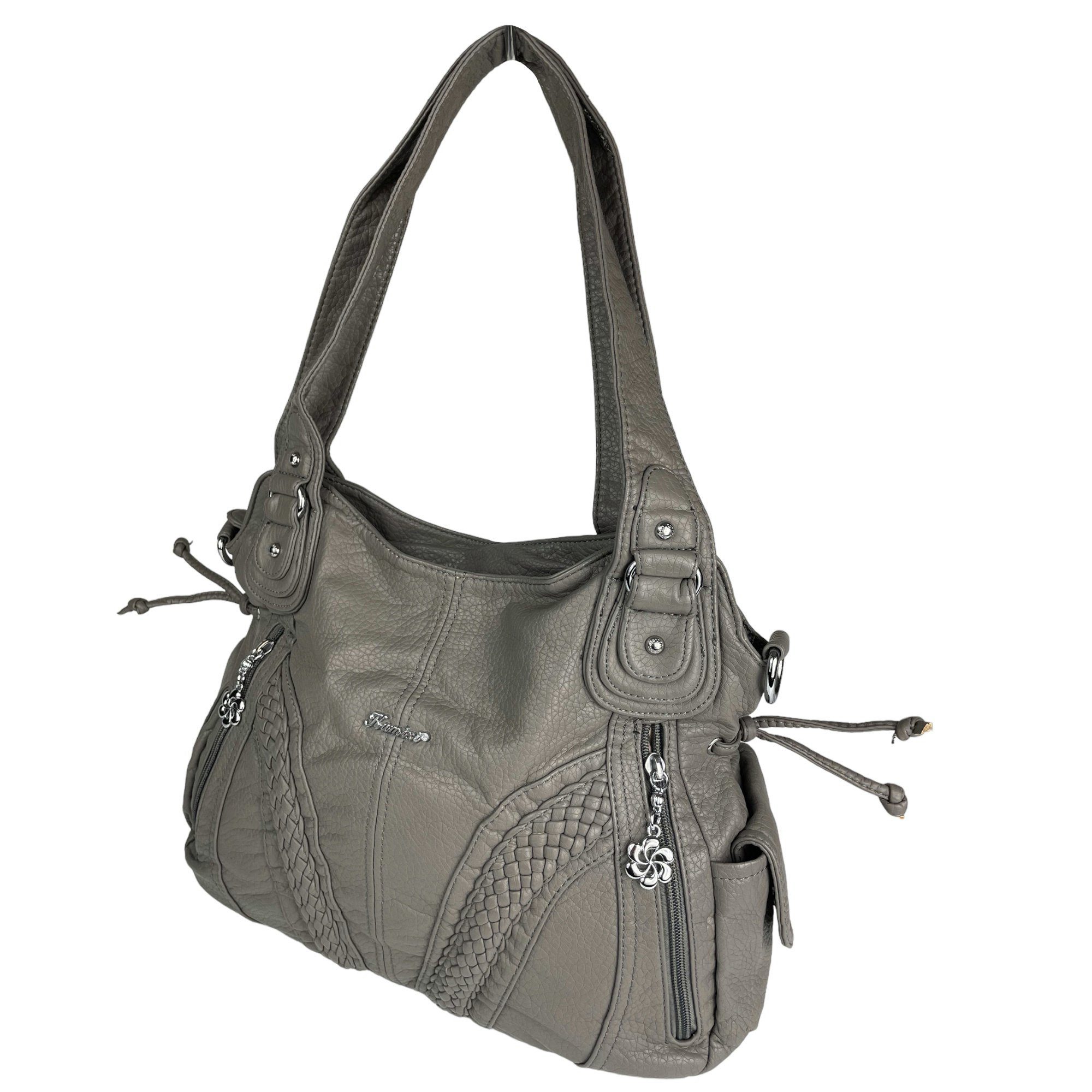 Taschen4life Schultertasche Damen Handtasche 1555-3, Schultertasche günstig online kaufen