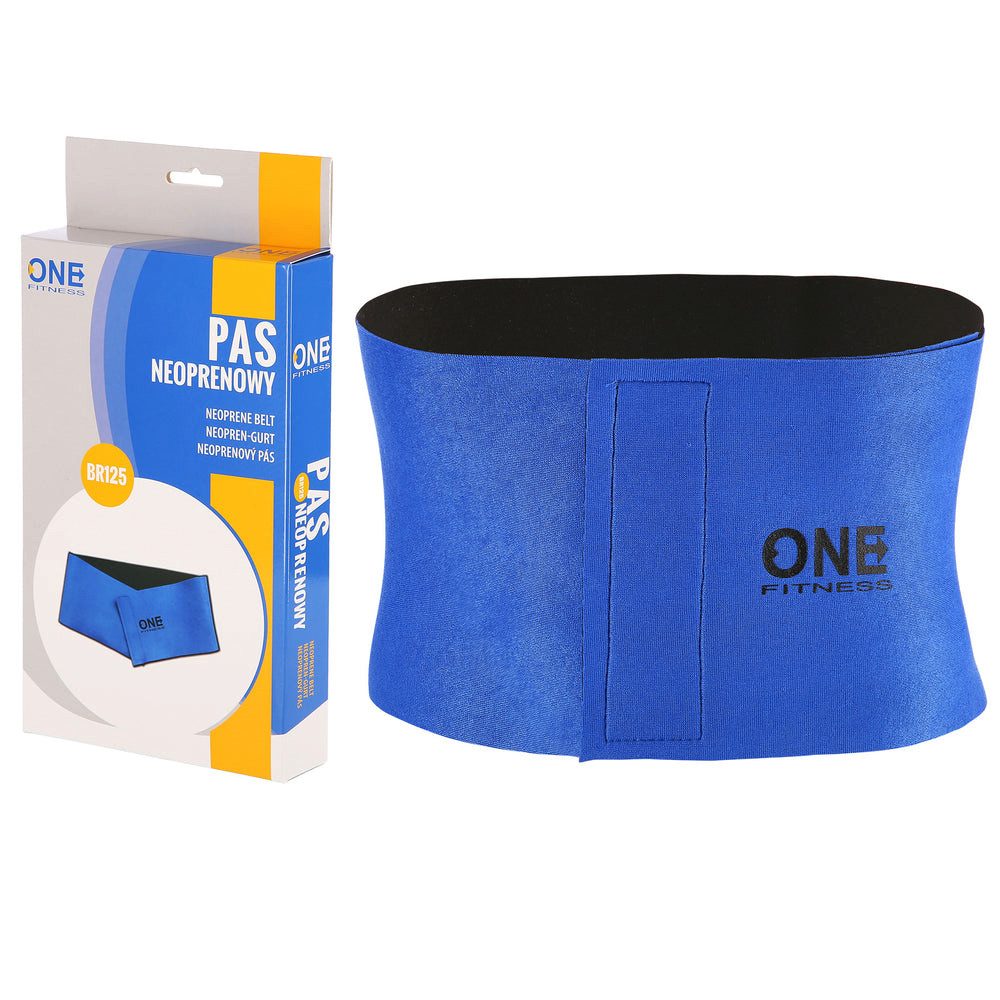 ONE FITNESS Rückenstabilisator Fitnessgurt Gewichthebergürtel (Spar-Set, 1-tlg., Slimming-Gürtel), Ideal zur Unterstützung der Haut- und Gewebestraffung