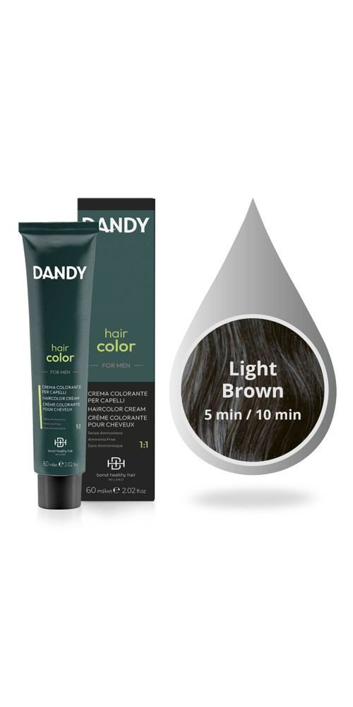 Dandy Haarfarbe Dandy Hair Color 5 Licht Bruin 60ml