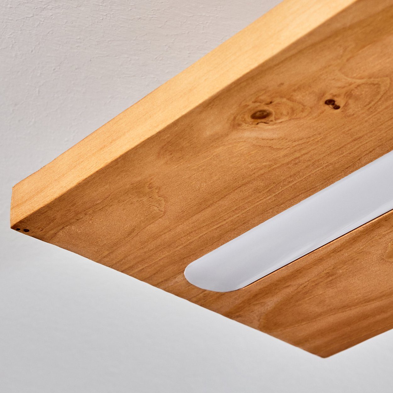 dimmbare Deckenlampe Deckenleuchte »Volano« hofstein Metall/Holz aus