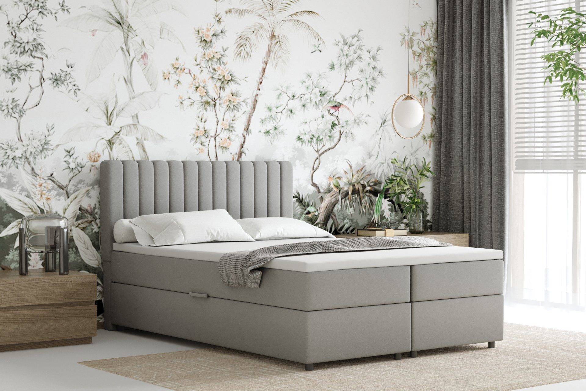PANDA MÖBEL GmbH Boxbett Boxspringbett EVEREST, PANDA MÖBEL – Mit Bettkasten