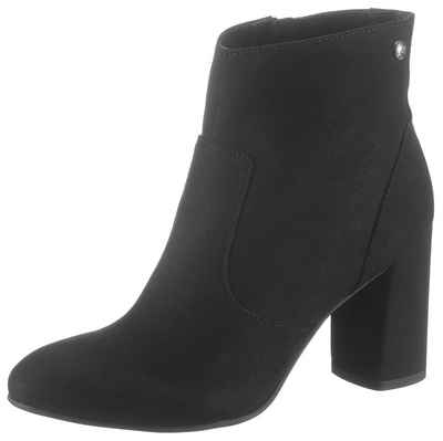 s.Oliver Stiefelette mit bezogenem Absatz s.Oliver Stiefelette mit bezogenem Absatz