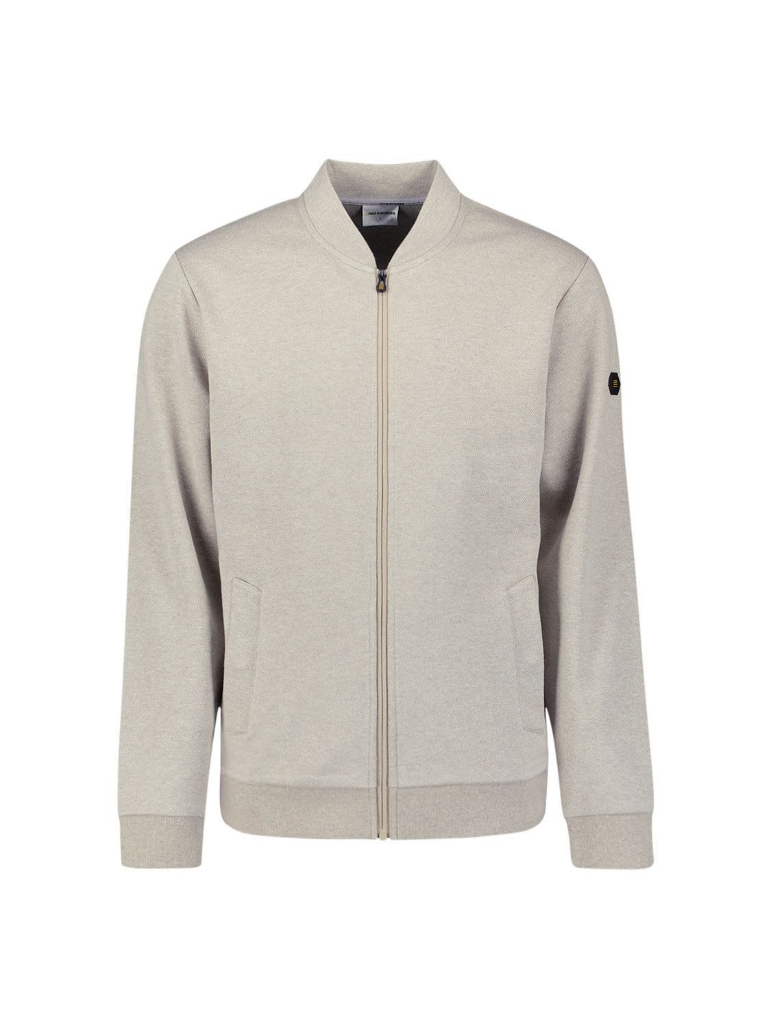 Sweatjacke Sweater Full zip College Collar Twi