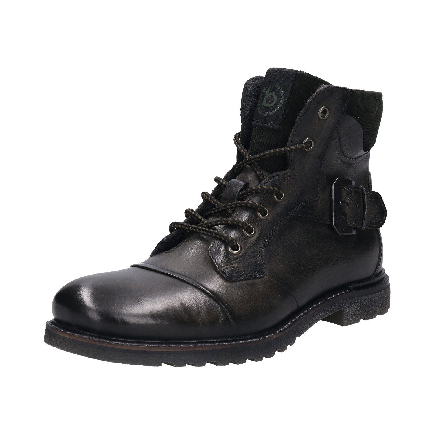 bugatti Bugatti Herren Stiefel Vittore 321-A0U39-3200-7100 dark green Stiefelette