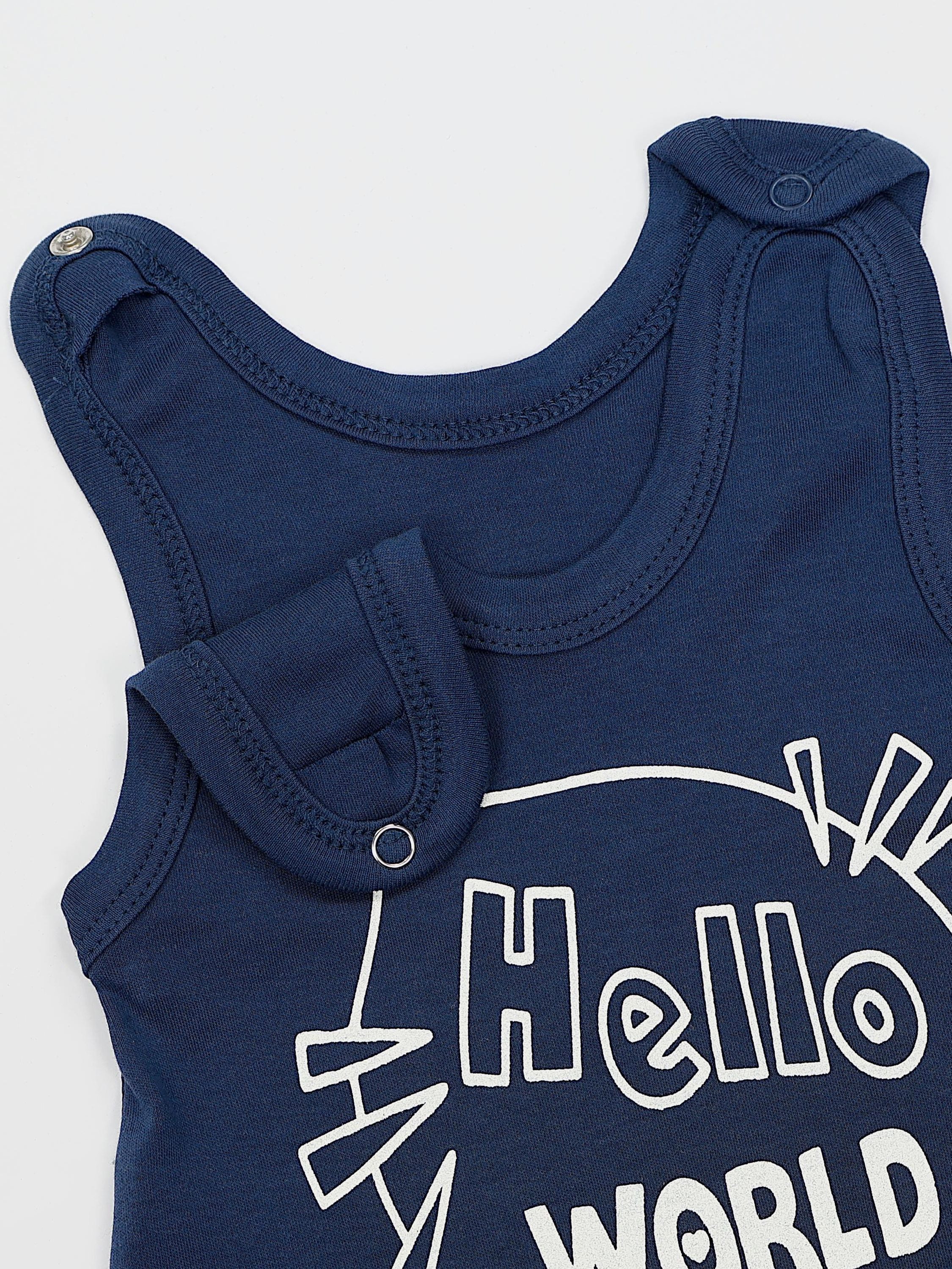 TupTam Strampler TupTam Baby Unisex Strampler mit Aufdruck Spruch 5er Pack