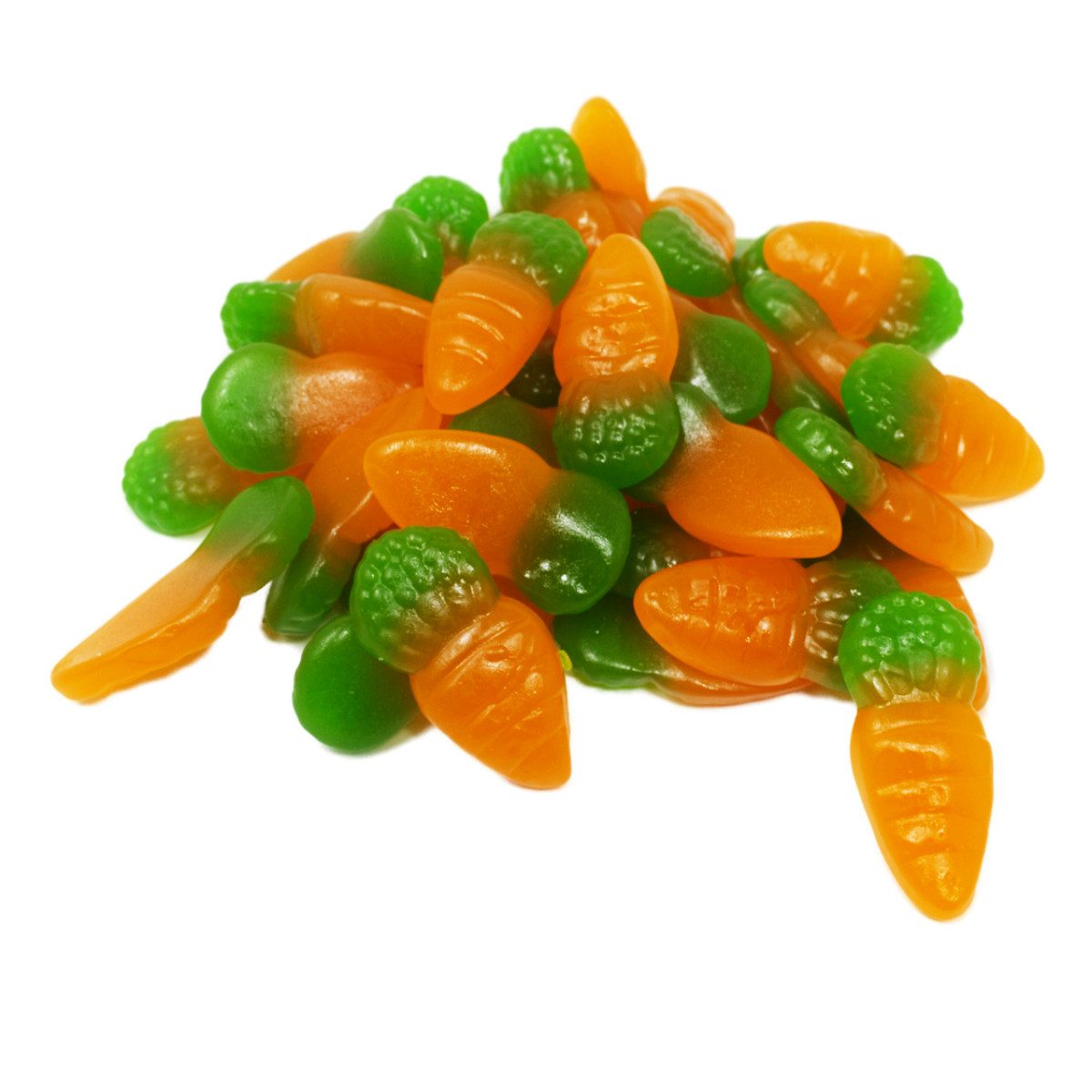 Ravazzi Gummy Süßigkeit, Ravazzi Fruchtgummi Soft Karotten mit Orangengeschmack 1000g