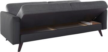 exxpo - sofa fashion 3-Sitzer Samso, Inklusive Bettfunktion und Bettkasten