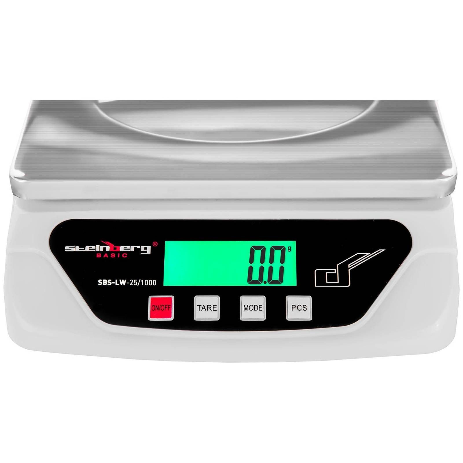 Steinberg Systems Feinwaage 25 kg / 1 g Digitale Küchenwaage Feinwaage Briefwaage Laborwaage LCD