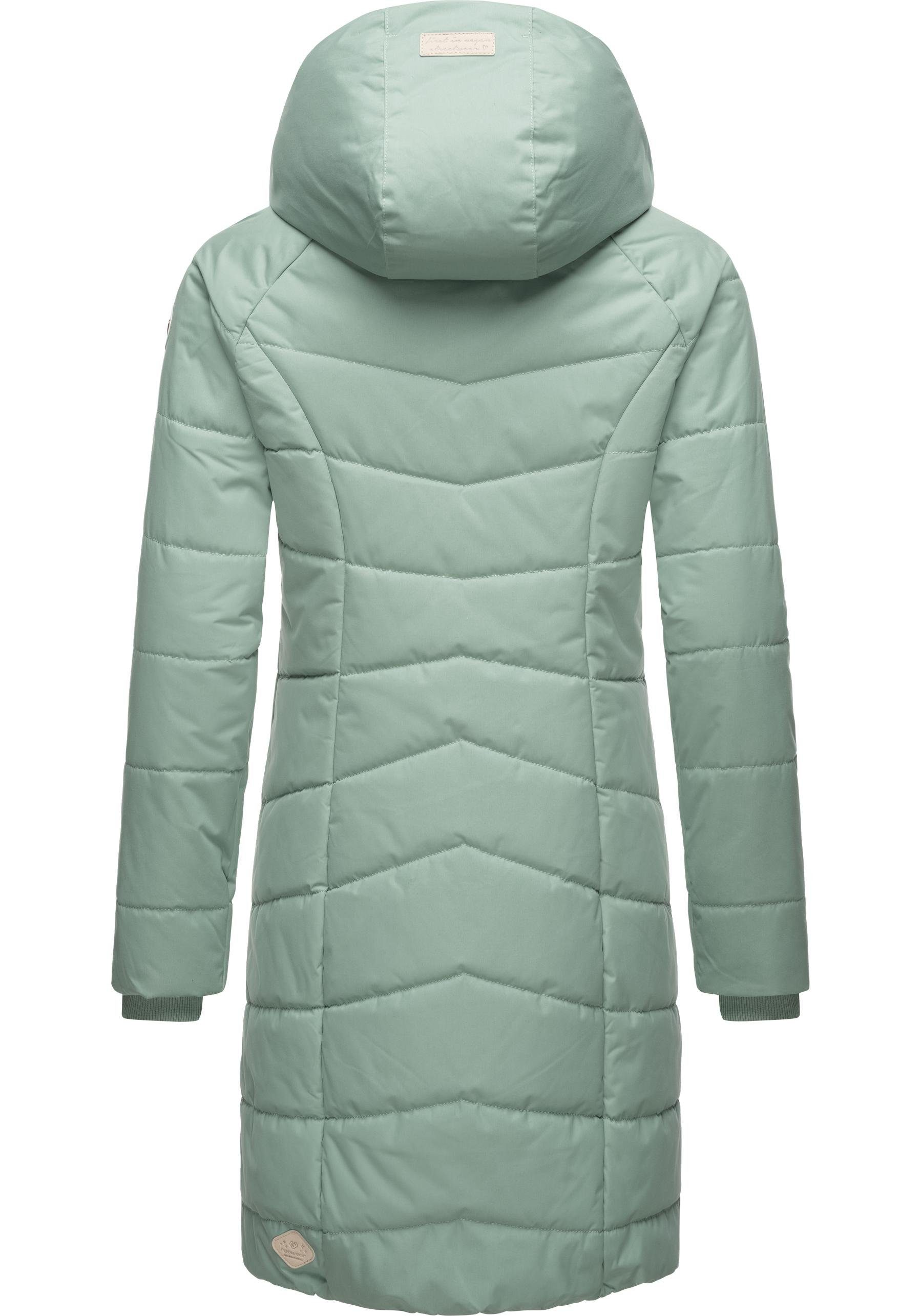 Ragwear Steppmantel Dizzie Coat Wasserdichter Winterparka mit gefütterter Kapuze
