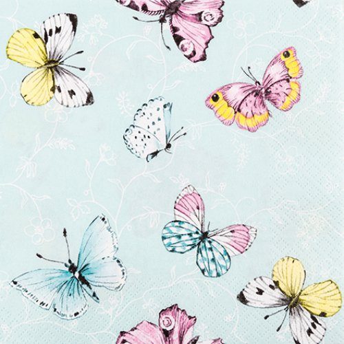 Serviette "Süße Schmetterlinge"