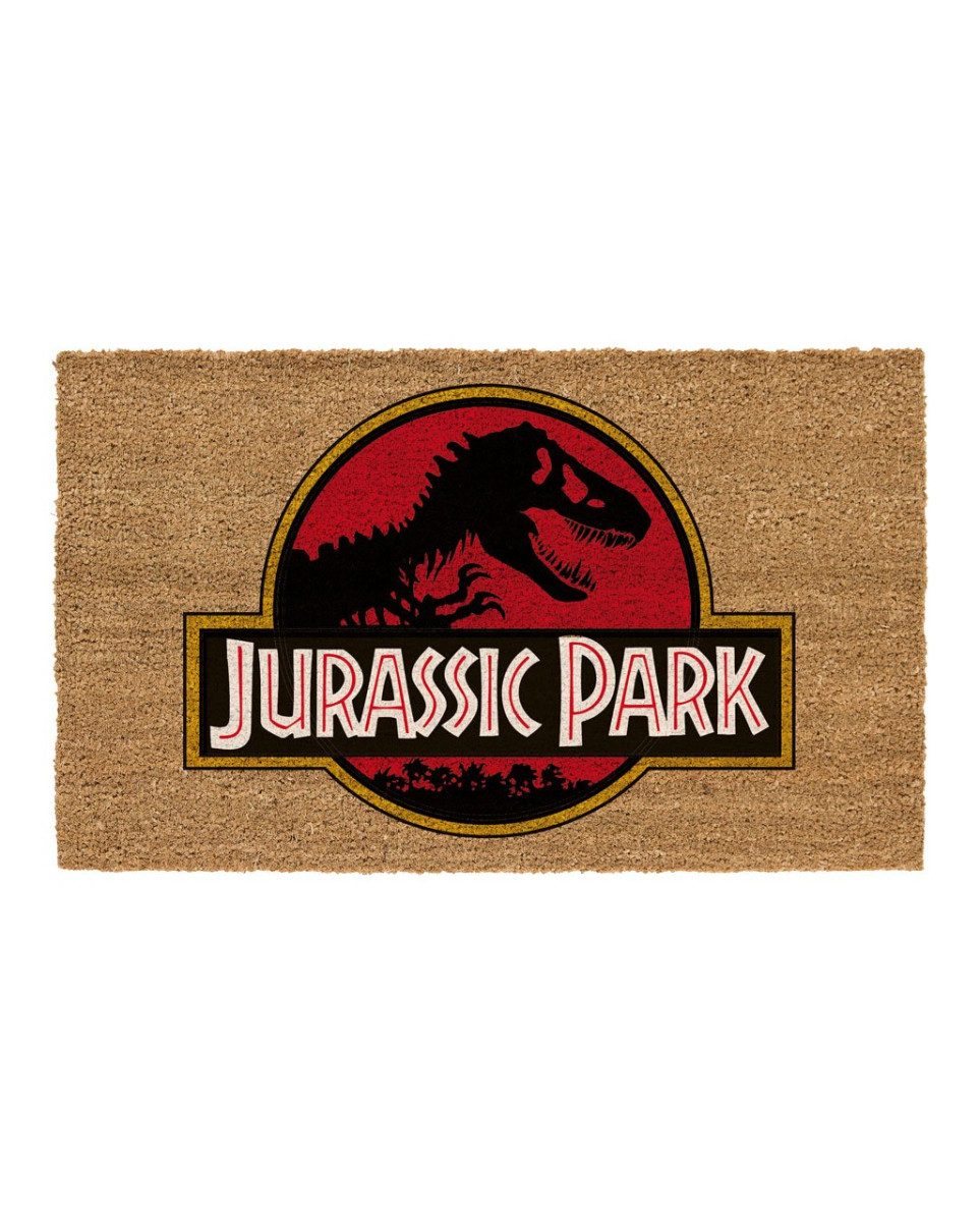 Horror-Shop Teppich Jurassic Park Fußmatte mit Logo als Türmatte 60 x