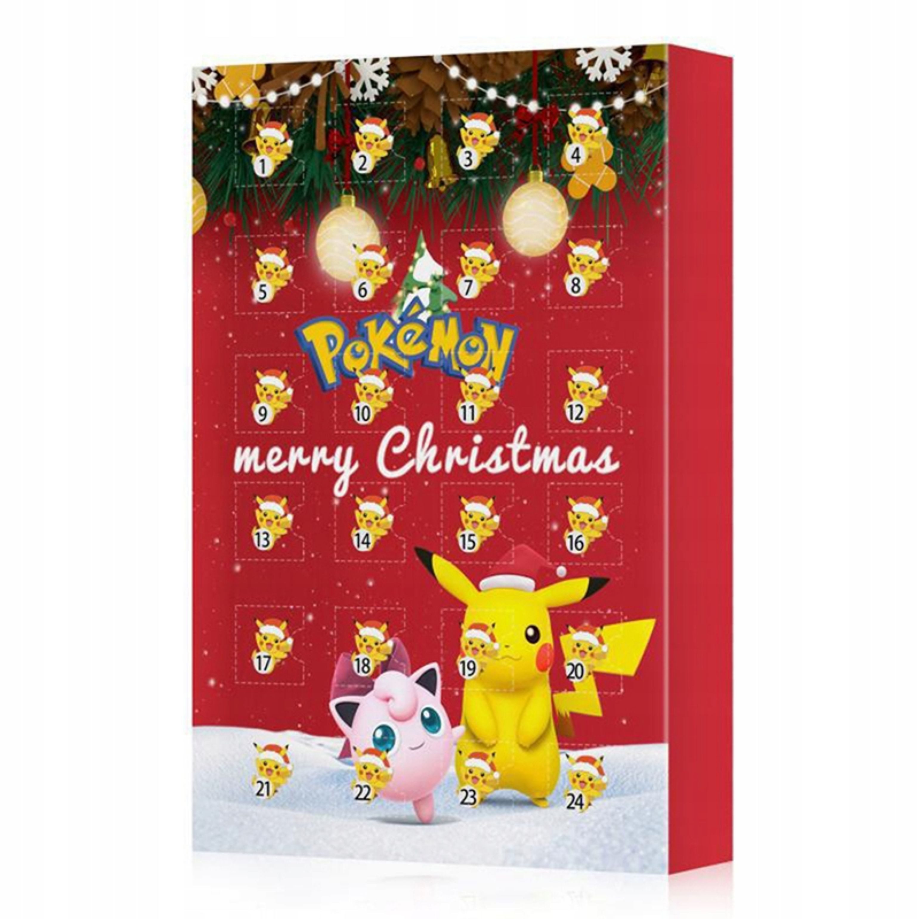 POKEMON JUEGO DE CARTAS Adventskalender Pokémon Adventskalender 2025 – 24 Figuren, Weihnachtsgeschenk Kinder (1-tlg)