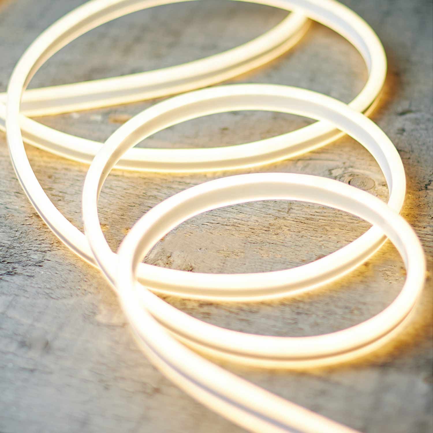 Coen Bakker Deco BV LED-Lichterschlauch, LED Schlauch Neonlicht warmweiß Lichtschlauch
