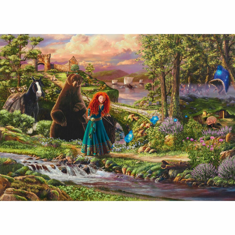 Puzzle Disney Brave Merida Thomas Kinkade 1000 Teile