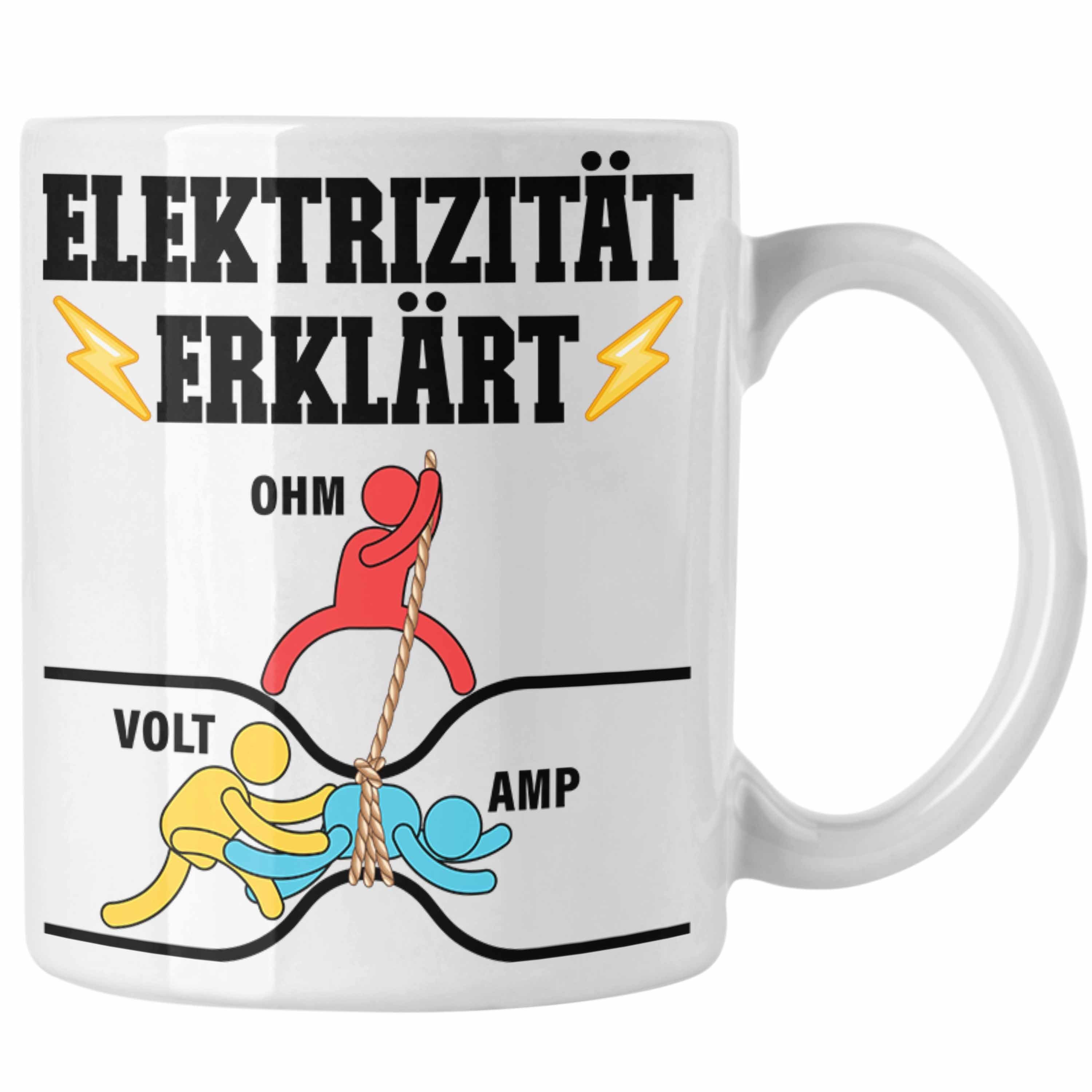 Trendation Tasse Trendation - Elektriker Tasse Geschenk Kaffeetasse Gadget Lustig Gesch