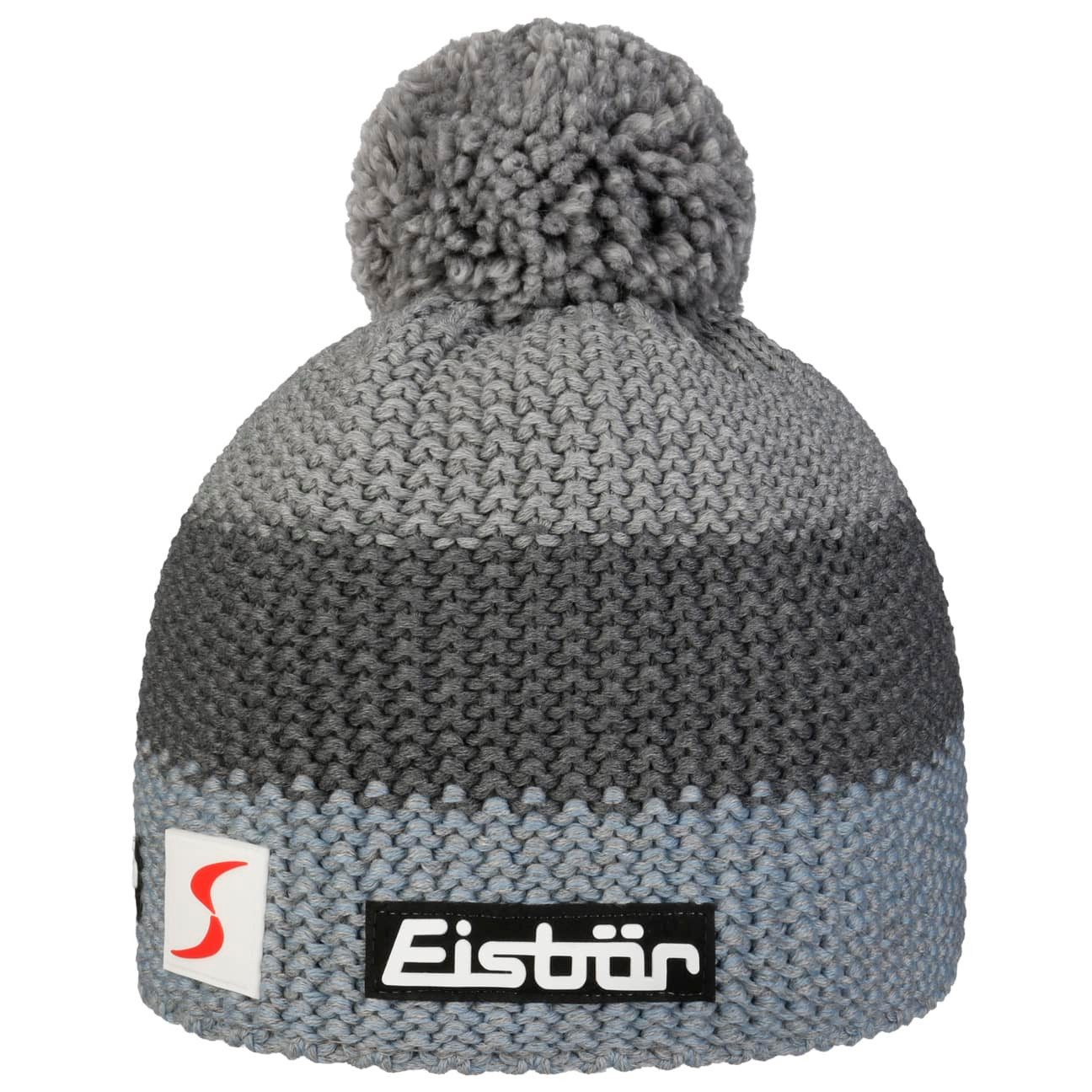 Eisbär Bommelmütze (1-St) Strickmütze mit Futter, Made in Austria