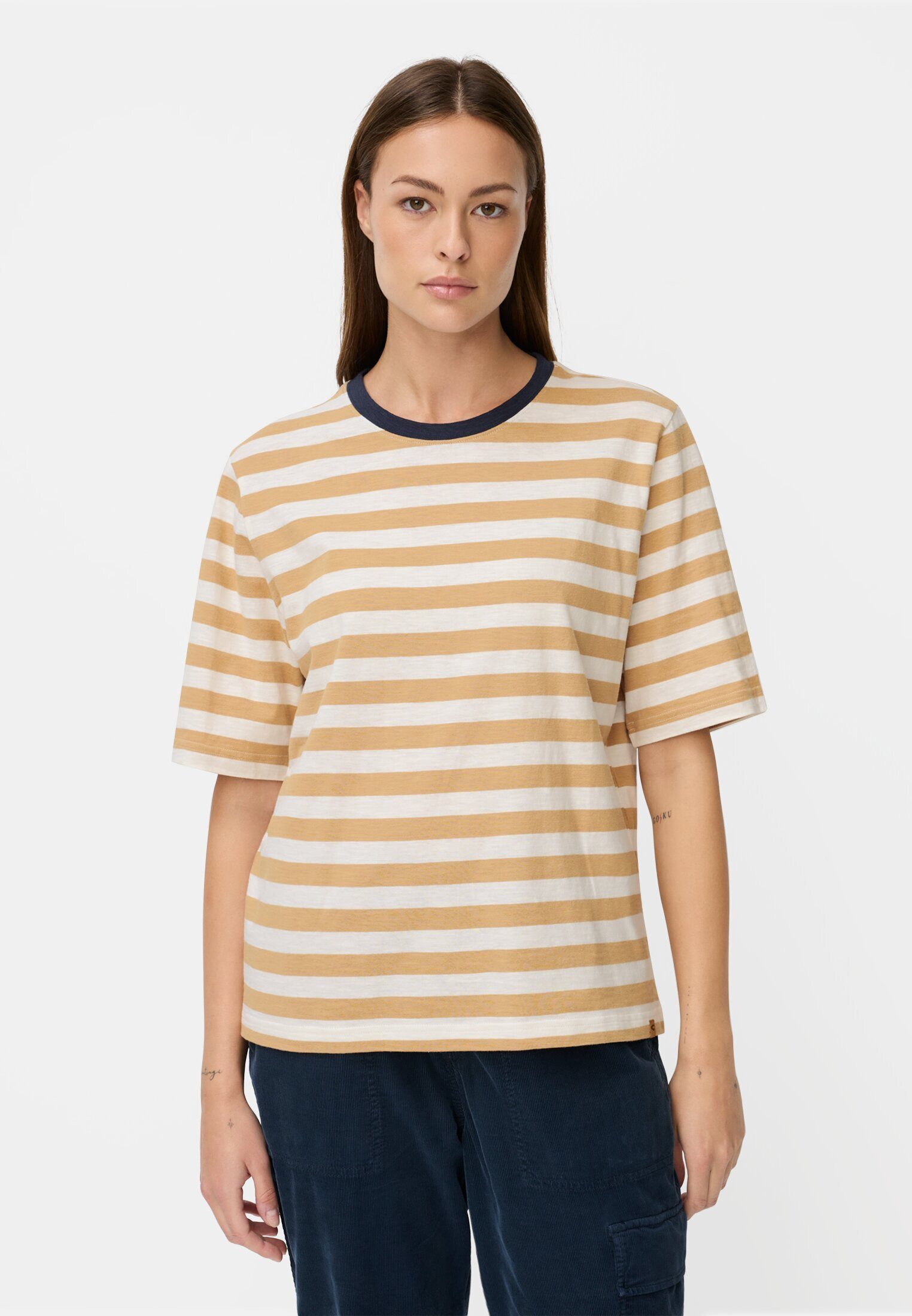 camel active T-Shirt mit Streifenmuster günstig online kaufen
