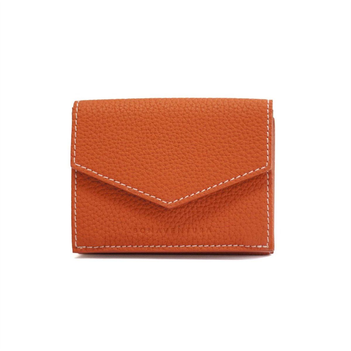 carefully selected Brieftasche Tragbare vertikale Lederbrieftasche mit mehreren Kartenfächern orange