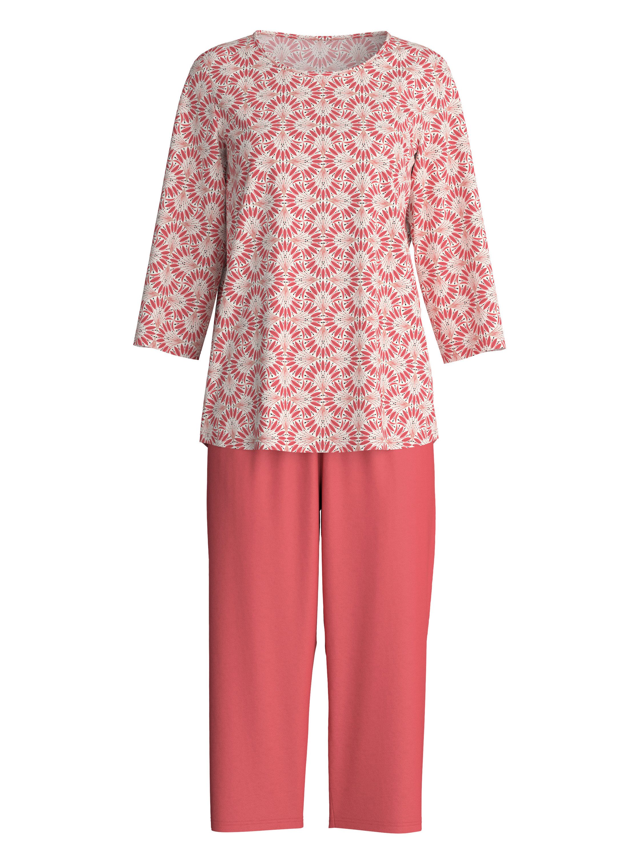 CALIDA Capri-Pyjama Cotton Special Damen (2 tlg) 100% Baumwolle, atmungsakt günstig online kaufen