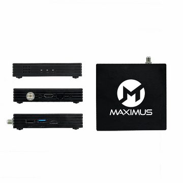 Maximus 5.0 SAT-Receiver (LAN (Ethernet) , WLAN, mit HDMI, USB Mediaplayer , 4K)