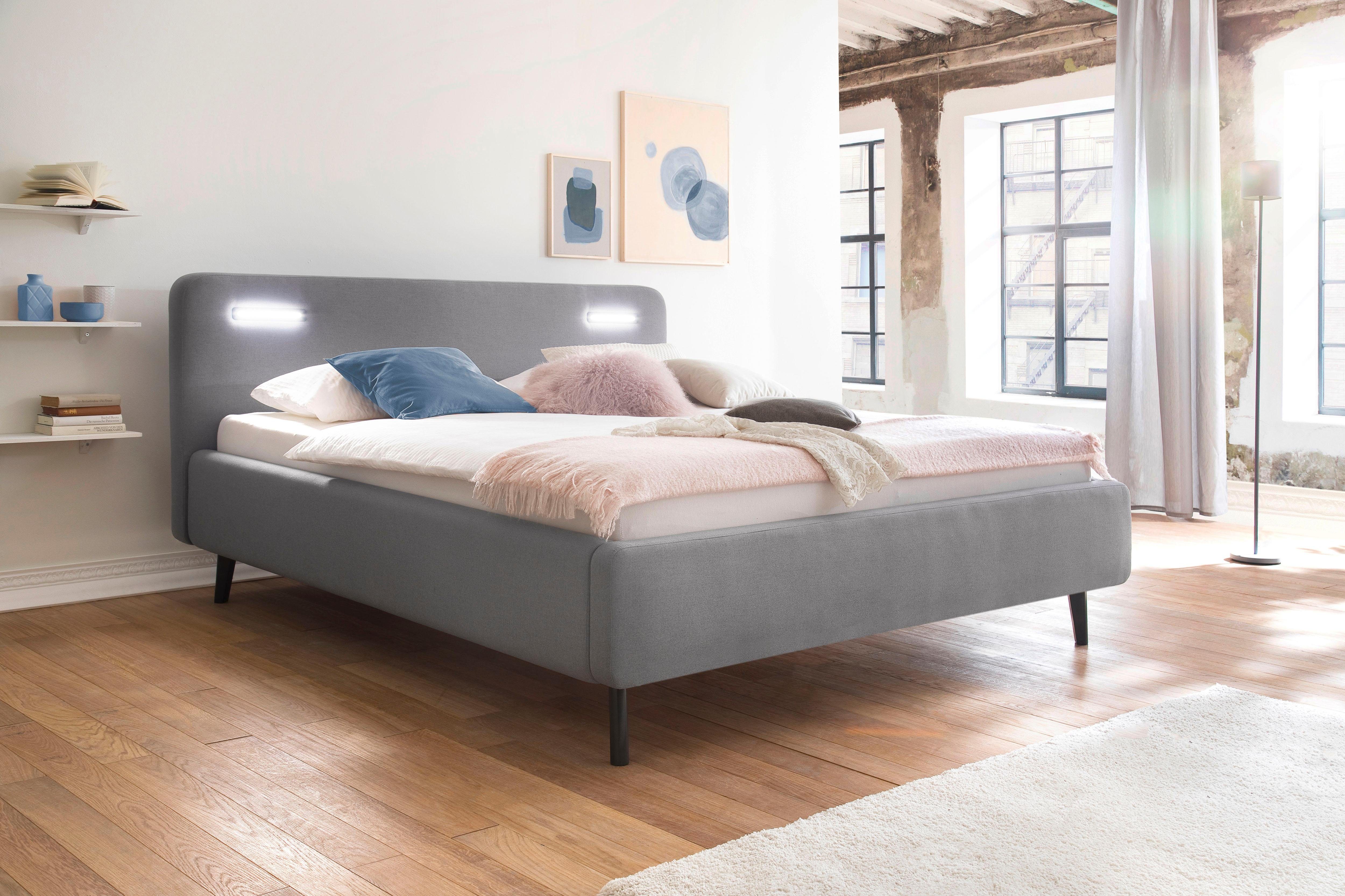 Polsterbett mit led beleuchtung Polsterbett mit led beleuchtung