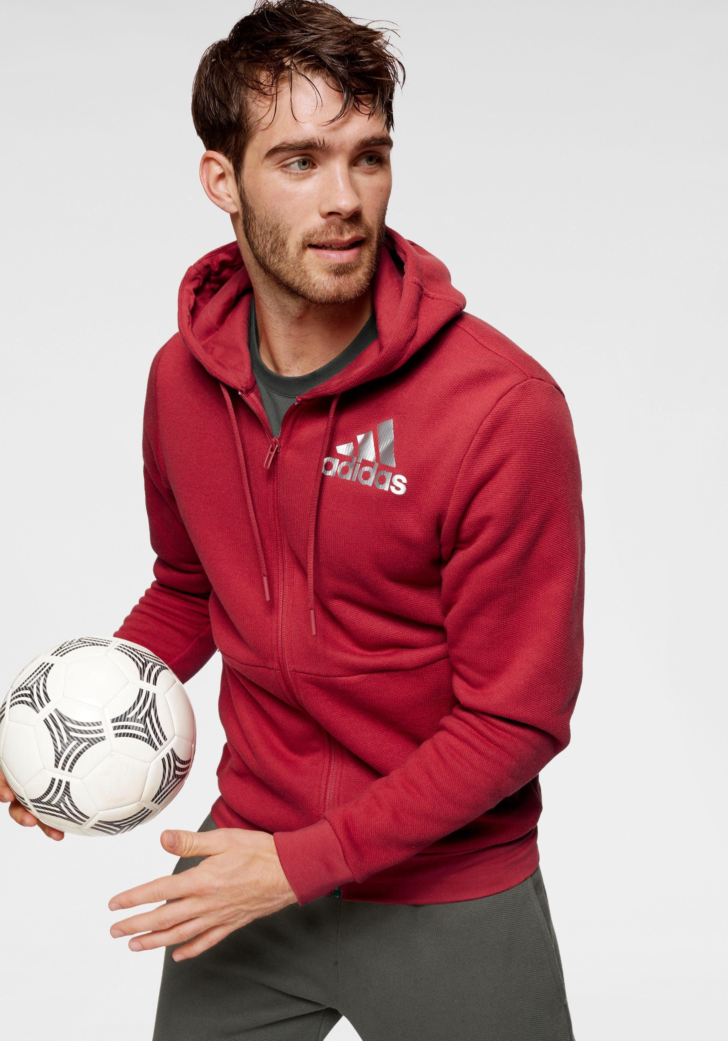 adidas Performance Kapuzensweatjacke »SOLID FULL ZIP CT adidas Performance Trainingsjacke »MEN SOLID LOGO FULLZIP