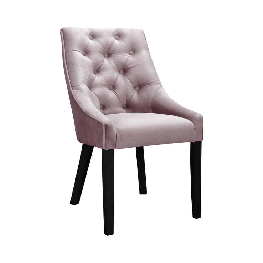 Lounge Stuhl, Flieder JVmoebel Chesterfield Sessel 1x Stuhl Polsterstuhl Sitz Esszimmer Textil Fernseh