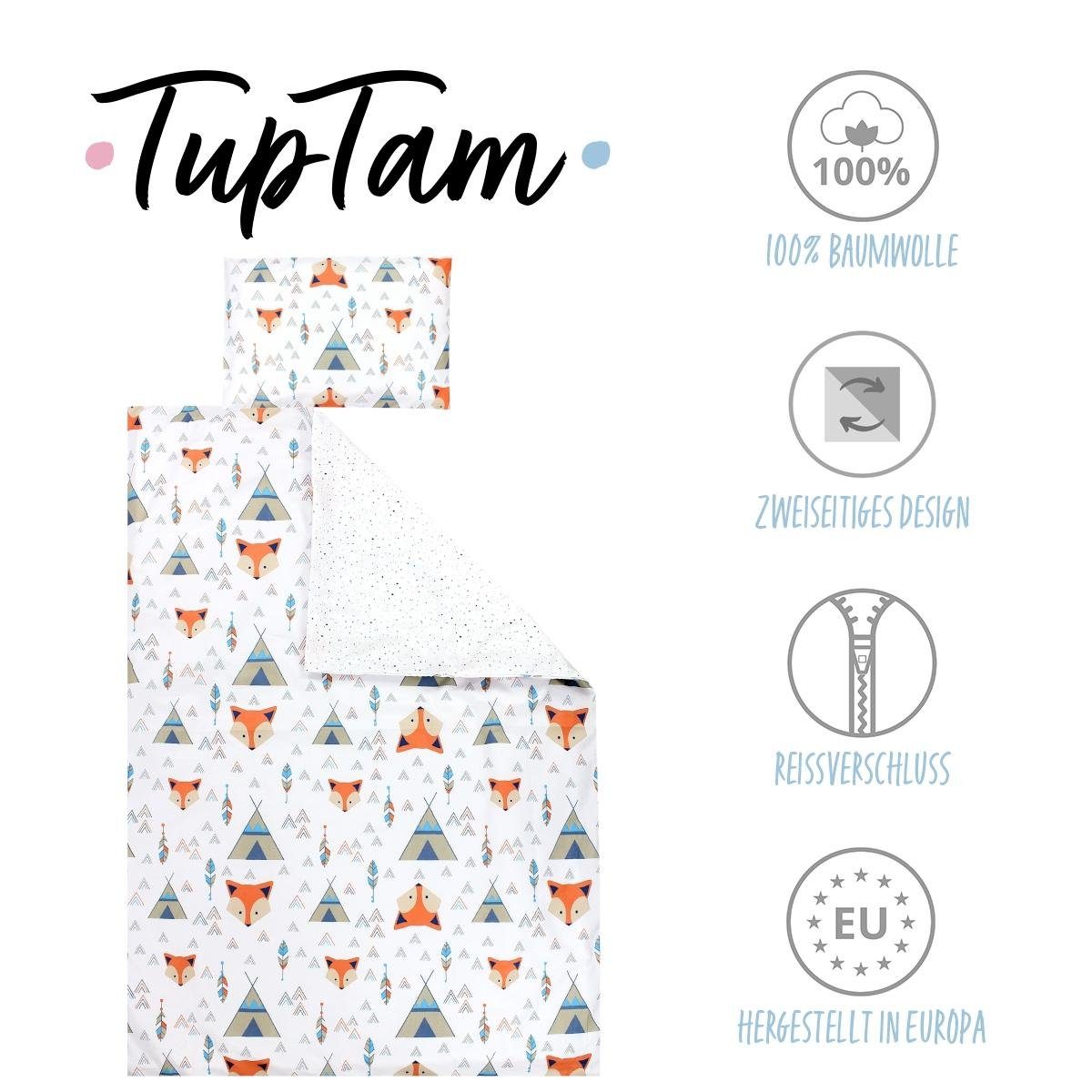 TupTam Kinderbettwäsche TupTam Kinder Bettwäsche Gemustert günstig online kaufen