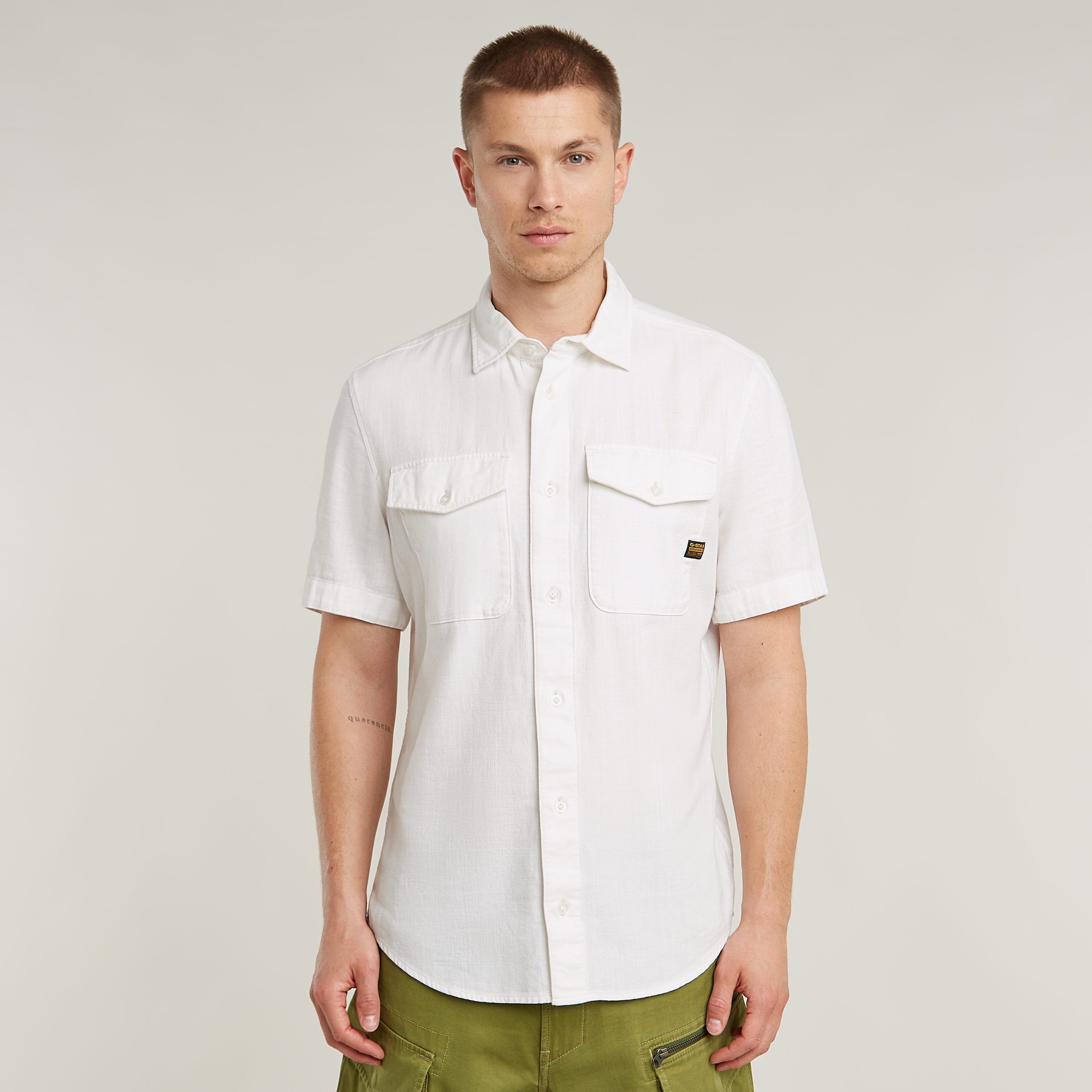 G-STAR Kurzarmhemd Marine Slim Shirt mit günstig online kaufen