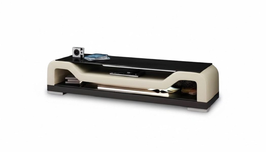 Sideboard TV SIDEBOARD GLAS TISCH FERNSEH TISCH LOWBOARD SOFORT