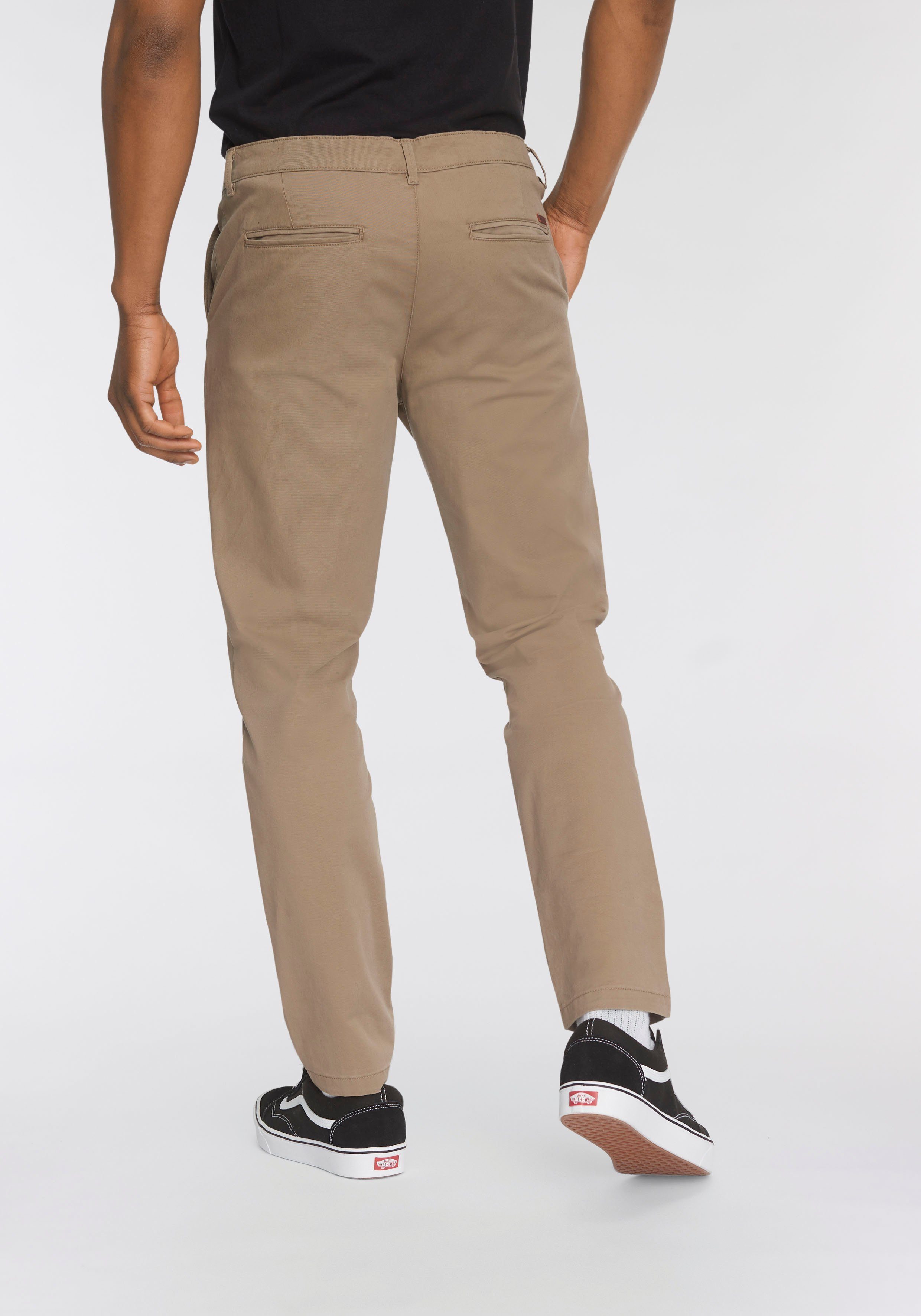 Jack & Jones Chinohose JPSTMARCO mit schmalem Bein und pflegeleichtem Stoff washed, modisch, schmal, Baumwollmischung