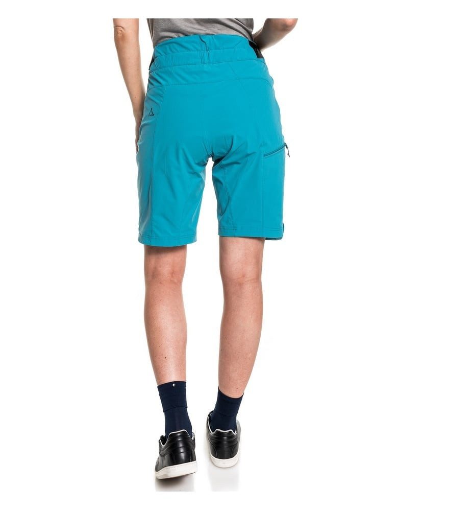 Schöffel Trekkinghose Fahrrad-Wanderhose Trans Canada 4-Wege Stretch kurz blau Damen