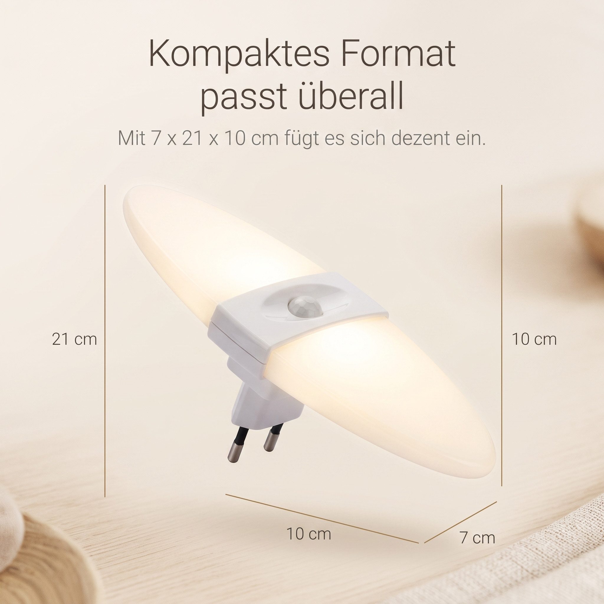 Northpoint LED Nachtlicht Northpoint LED Nachtlicht 2er Set Bewegungsmelder Sensor – Bild 5 von 5