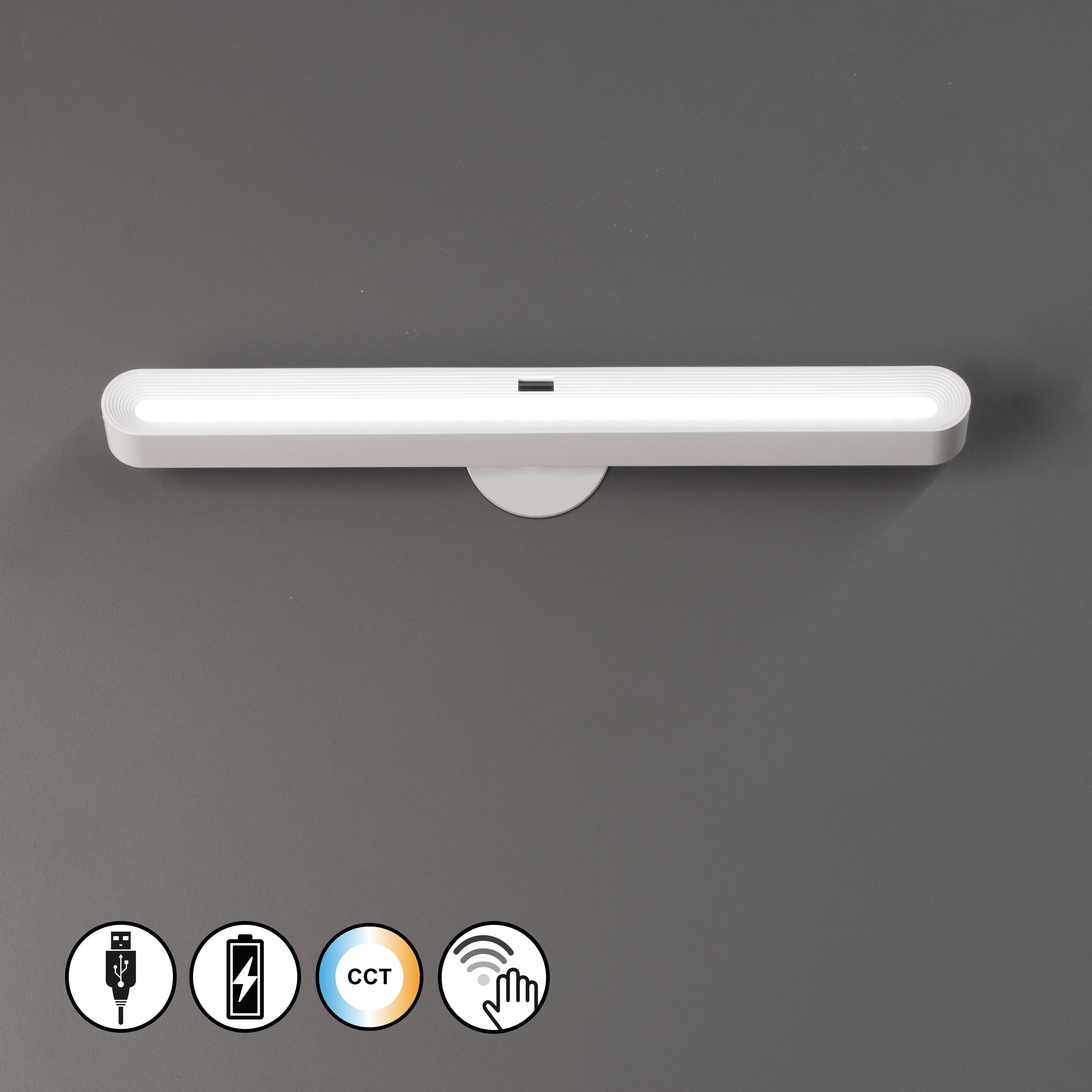 easy! BY FHL LED Unterbauleuchte Magnetic, Dimmfunktion, USB-Ladefunktion, LED fest integriert, Neutralweiß, Sensorschalter und Gestensteuerung