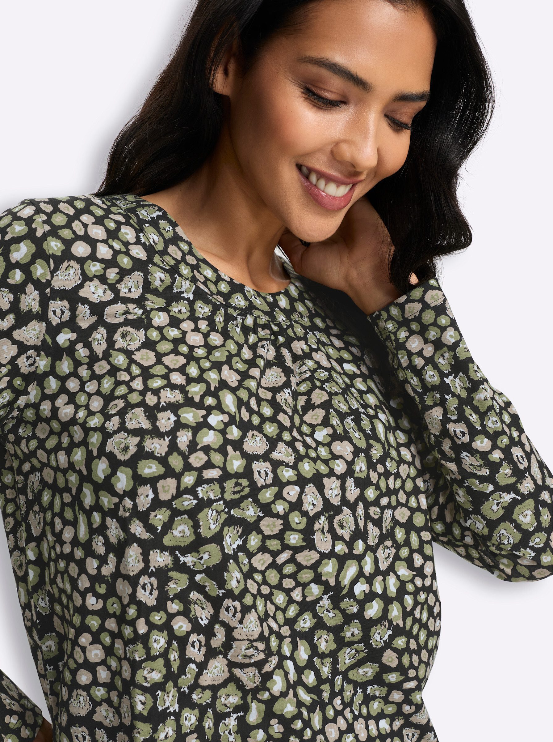 Sieh an! T-Shirt Longshirt Langarm – Bild 5 von 5