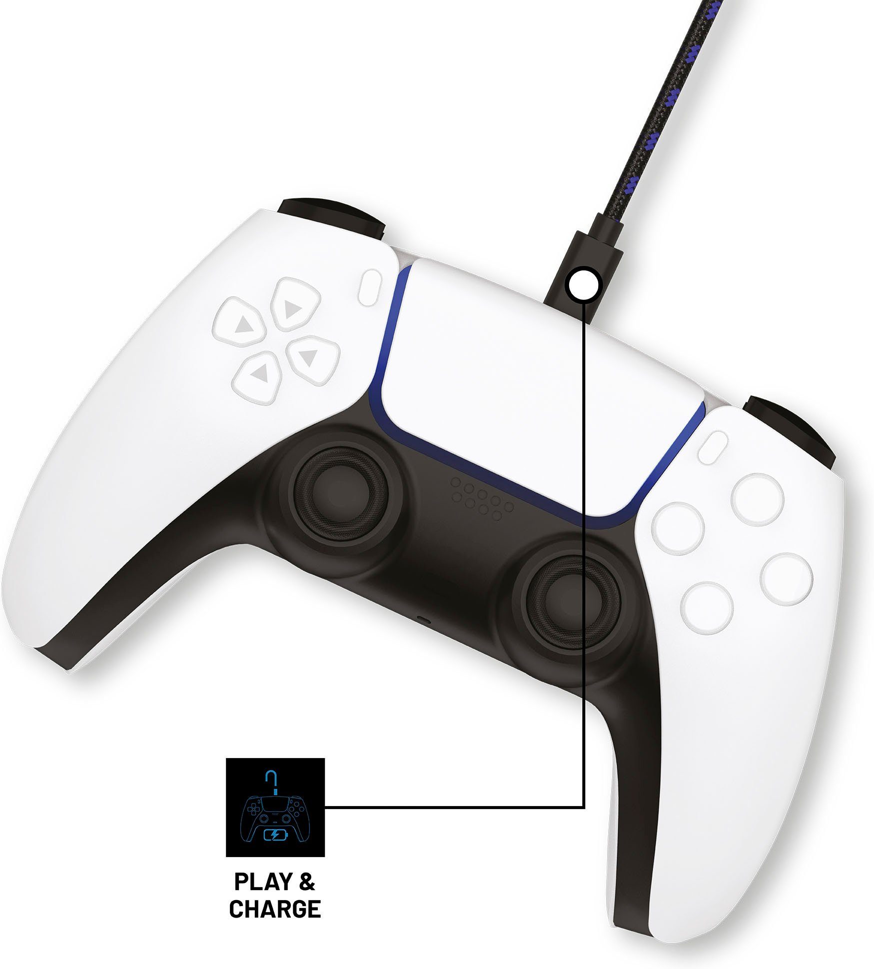 Stealth PS5 Twin Play & Charge Kabel (2x 3m) USB-Kabel, USB-C, (300 cm)