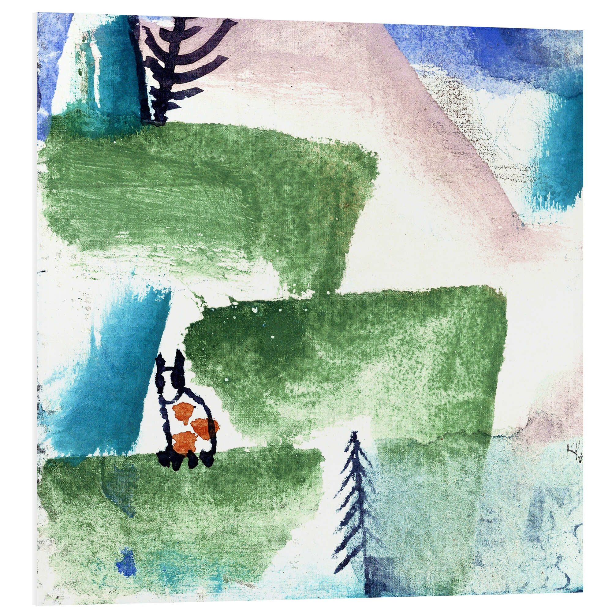 Posterlounge Wandbild Hoheitsgebiet eines Katers, 1919, Paul Klee, erhältlich als Poster, Leinwandbild, Wandsticker oder Acrylglasbild